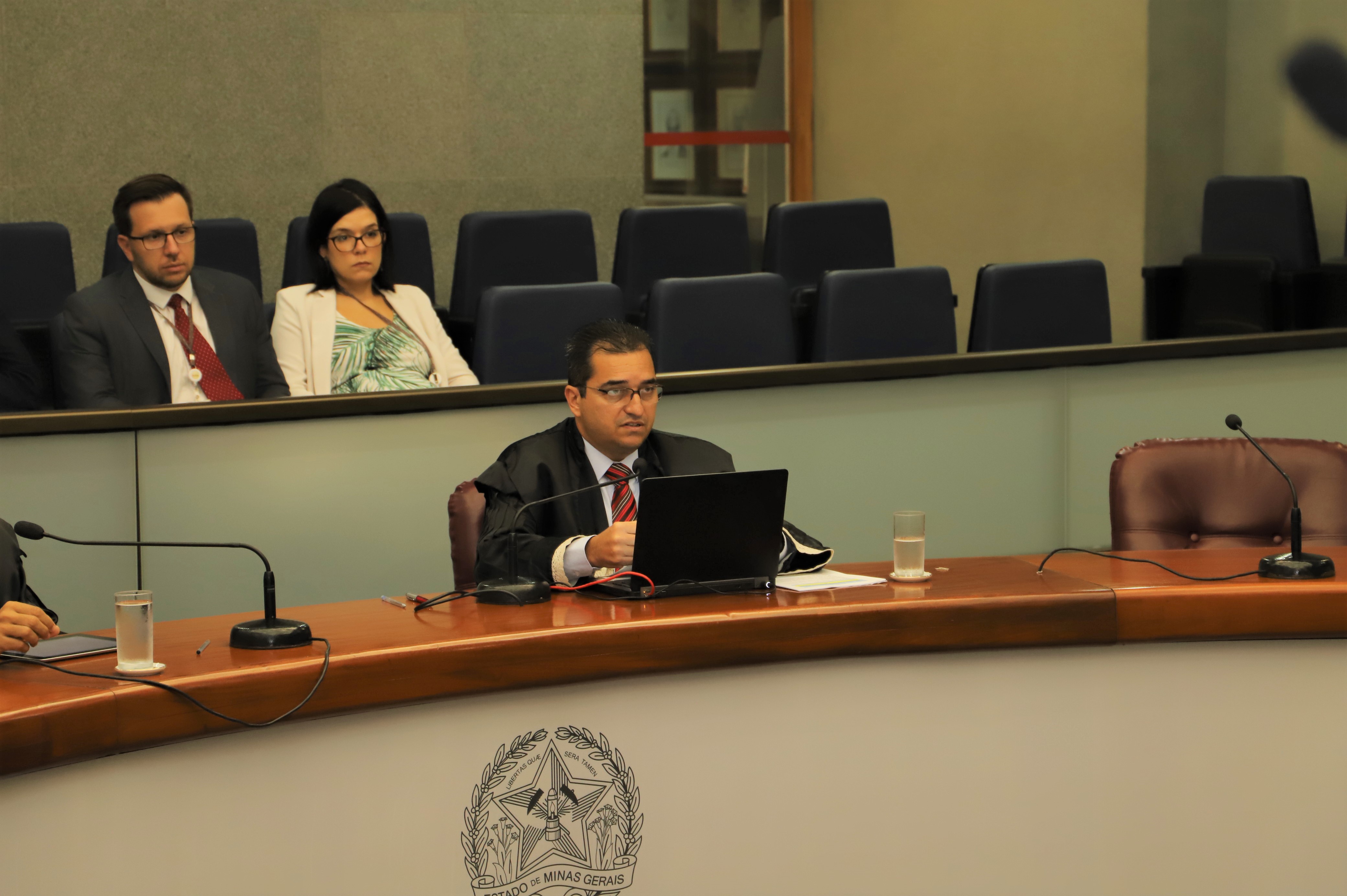 O relator do processo, conselheiro Cláudio Terrão (Foto: Karina Camargos Coutinho)